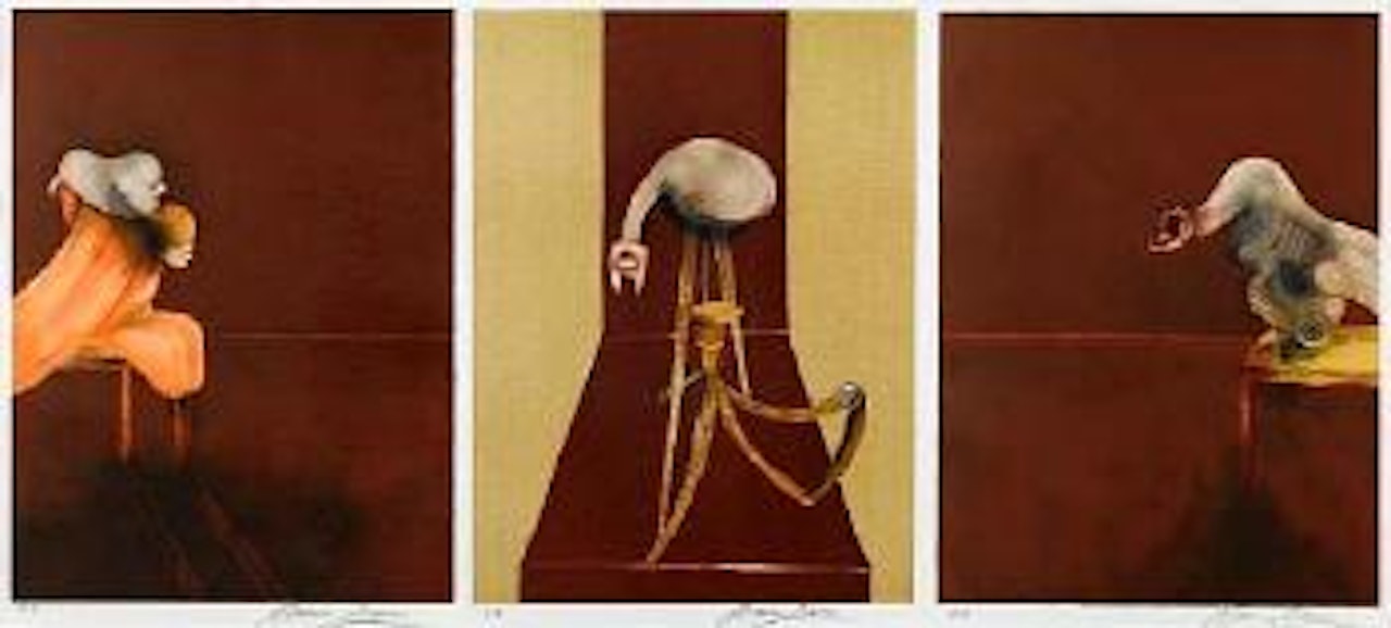 2nd version of 1944 triptych by Francis Bacon