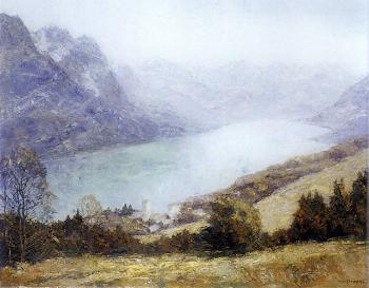 Der Wallensee bei Obstalden by Otto Pippel