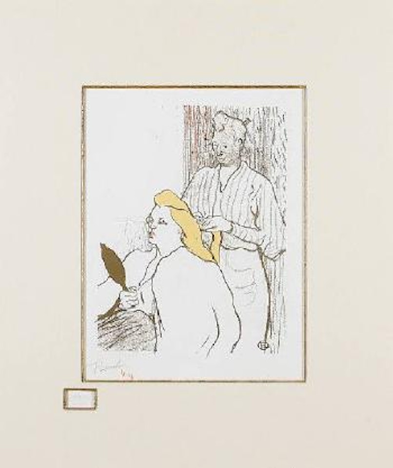 Le Coiffeur-Programme de Theatre Libre (Wittrock 15) by Henri de Toulouse-Lautrec