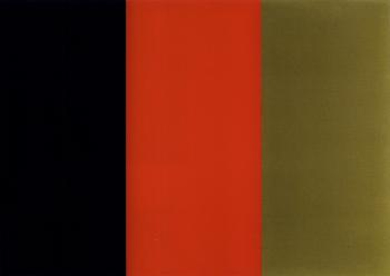 Schwarz, Rot, Gold II (Butin 108. Elger 855-18) by Gerhard Richter