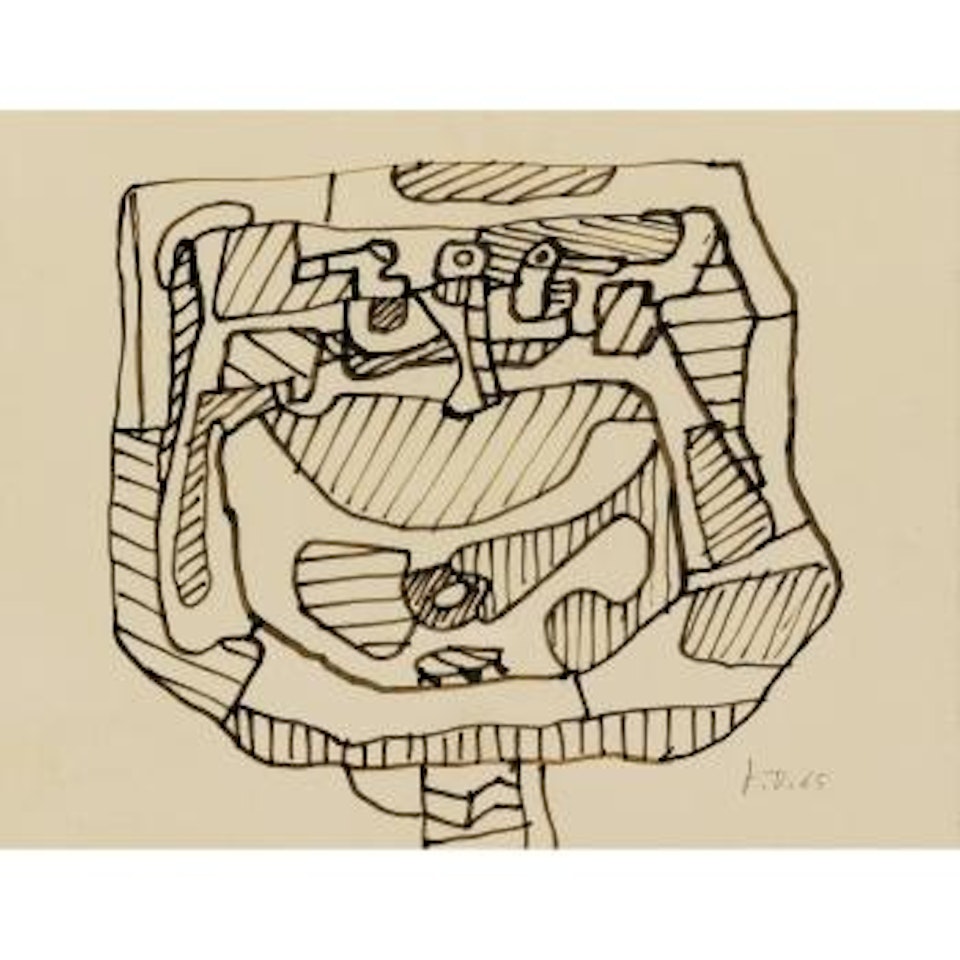 Lavabo H 148 by Jean Dubuffet