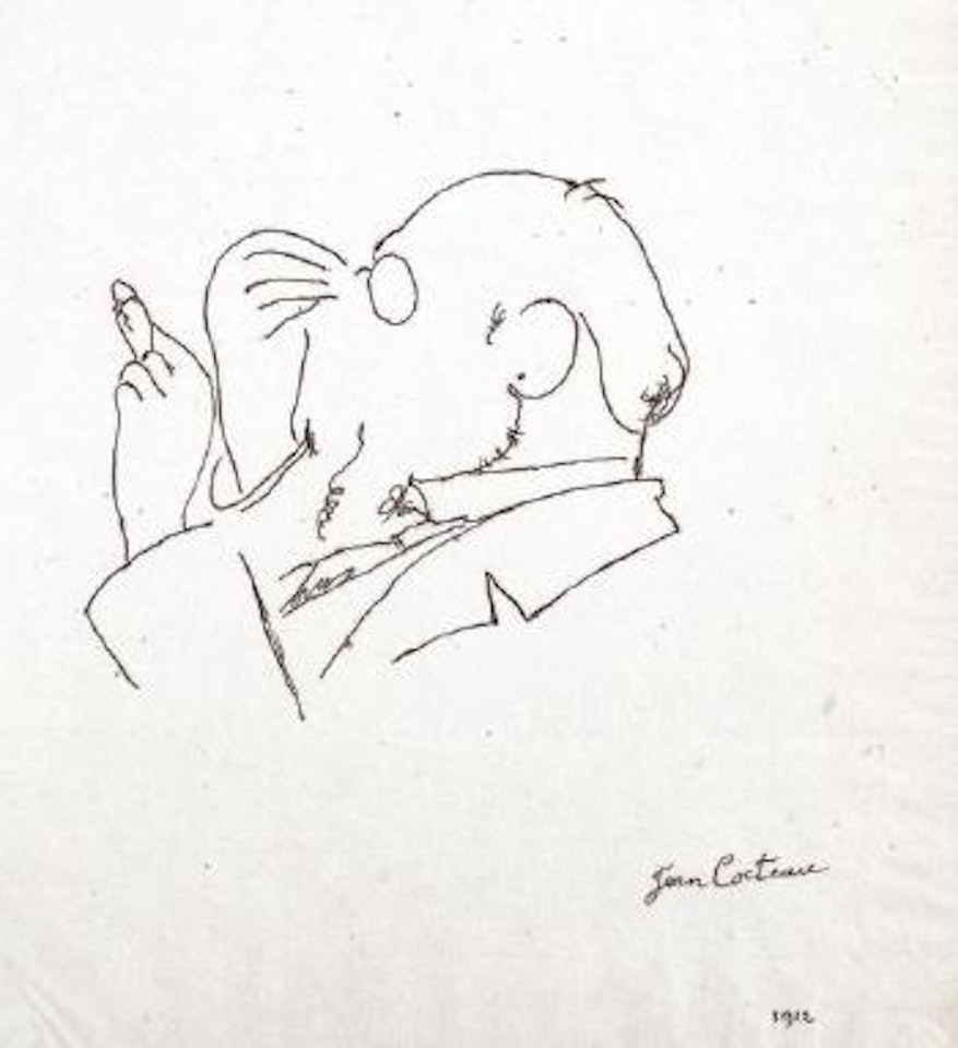 Portrait presume de Stravinksy by Jean Cocteau