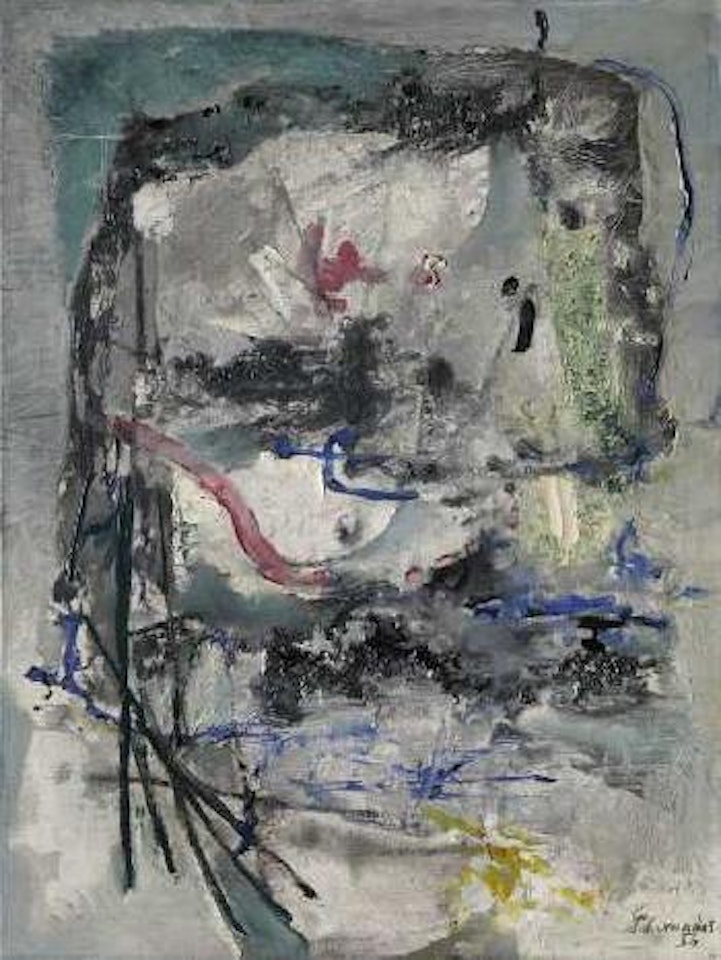 Ohne Titel (Zephir) by Emil Schumacher