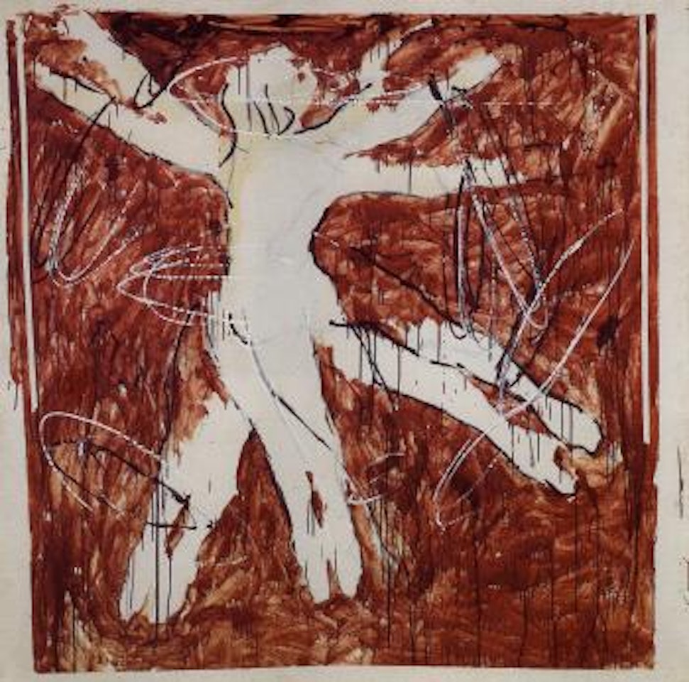 Ballerino Russo Rosso by Mario Schifano