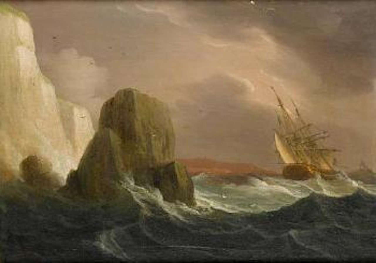 A frigate off the Lizard by Thomas Luny