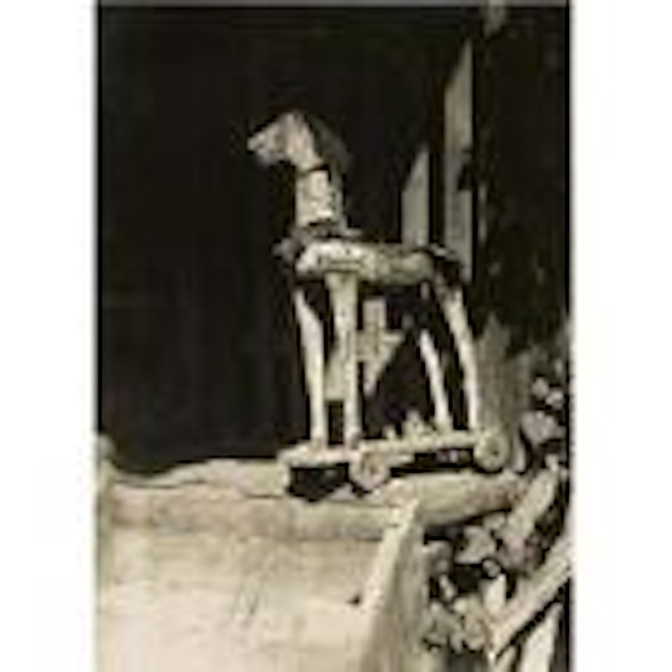 Wooden horse by André Kertész