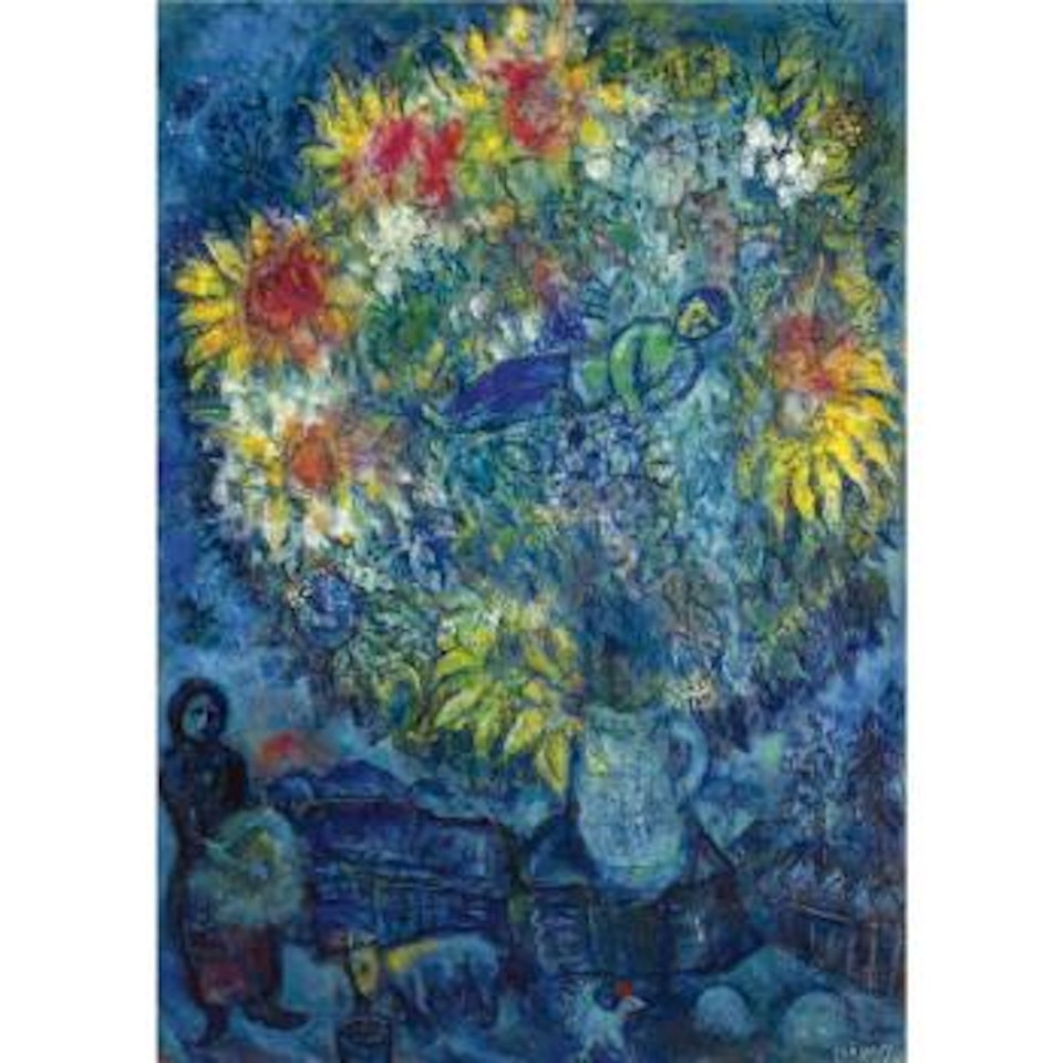 Les tournesols by Marc Chagall