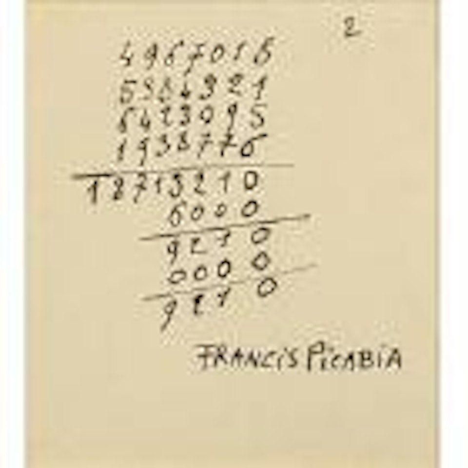 L'addition by Francis Picabia