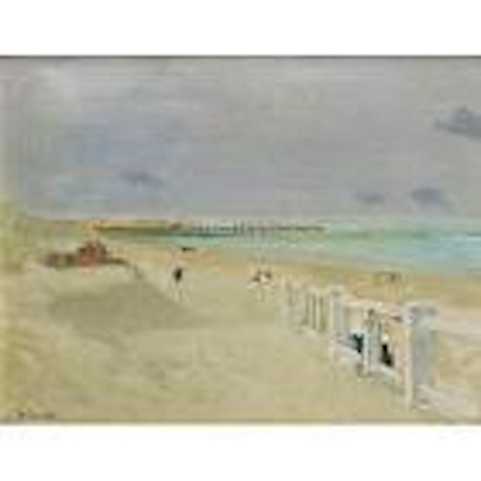 Plage en Normandie by Maurice Brianchon