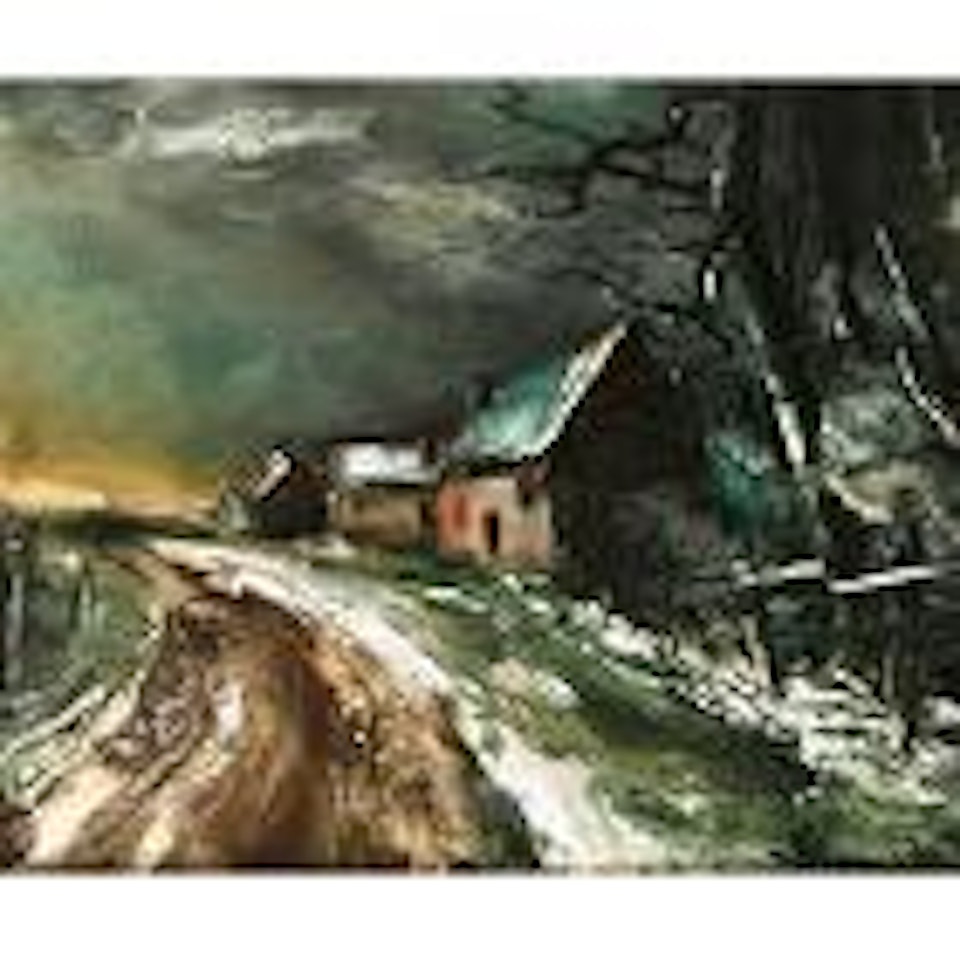Paysage enneige by Maurice de Vlaminck