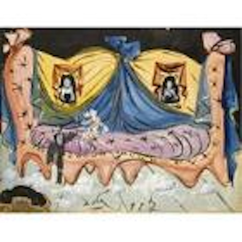 Dalí noche (Cabaret scene of the late Cesar Balsa) by Salvador Dali