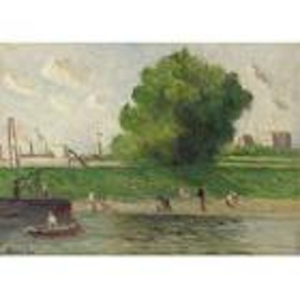 Banlieue Parisienne, Bord de la Seine by Maximilien Luce