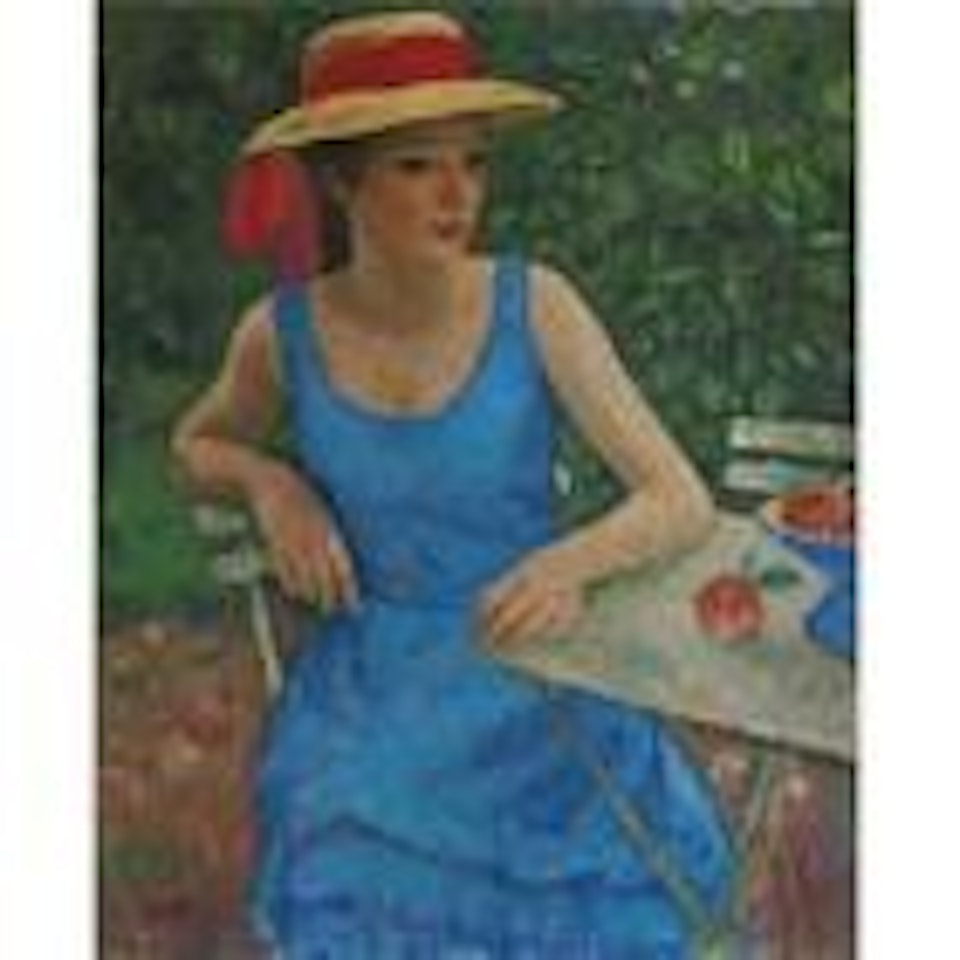 Marie-Lize au Compotier, Dans le Jardin de Martel by François Gall