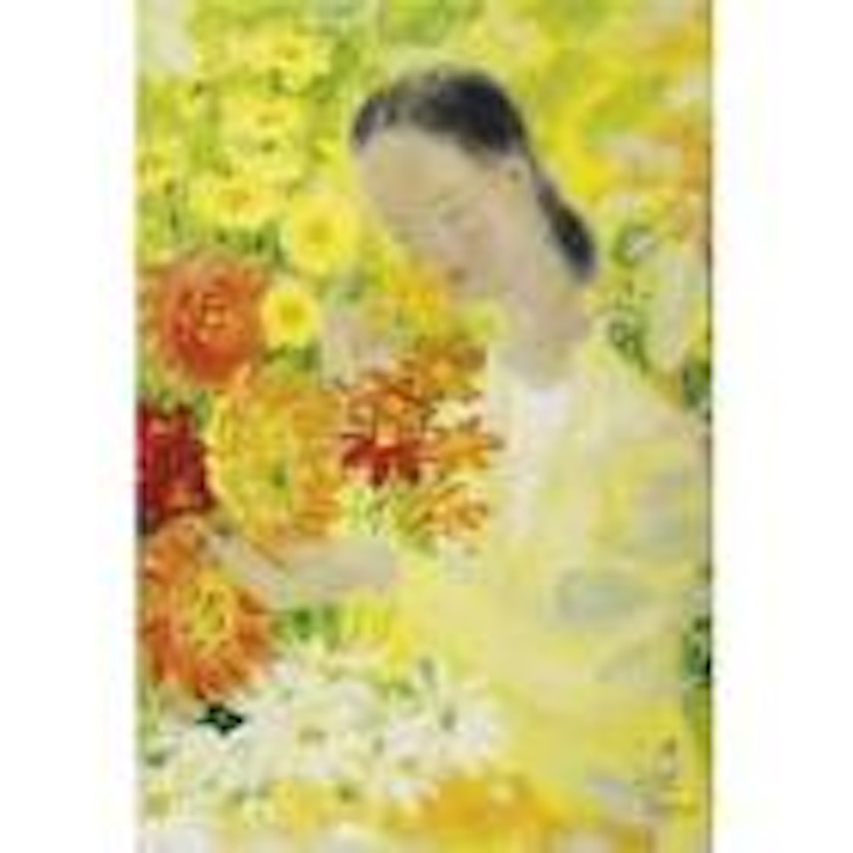 La Jeune Fille aux Dahlias by Le Pho