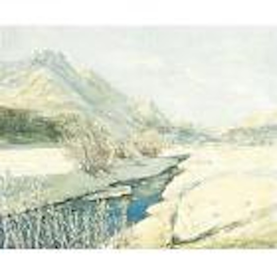 Valley Stream in the Snow by Georgij Aleksandrovic Lapschin