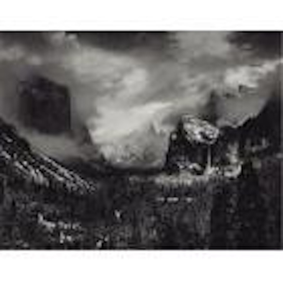 Clearing winter storm, Yosemite Valley by Ansel Adams