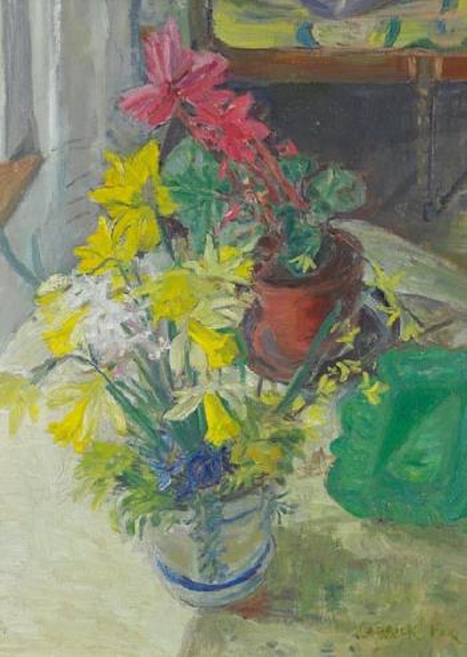 Mixed Flowers by Ethel Carrick Fox
