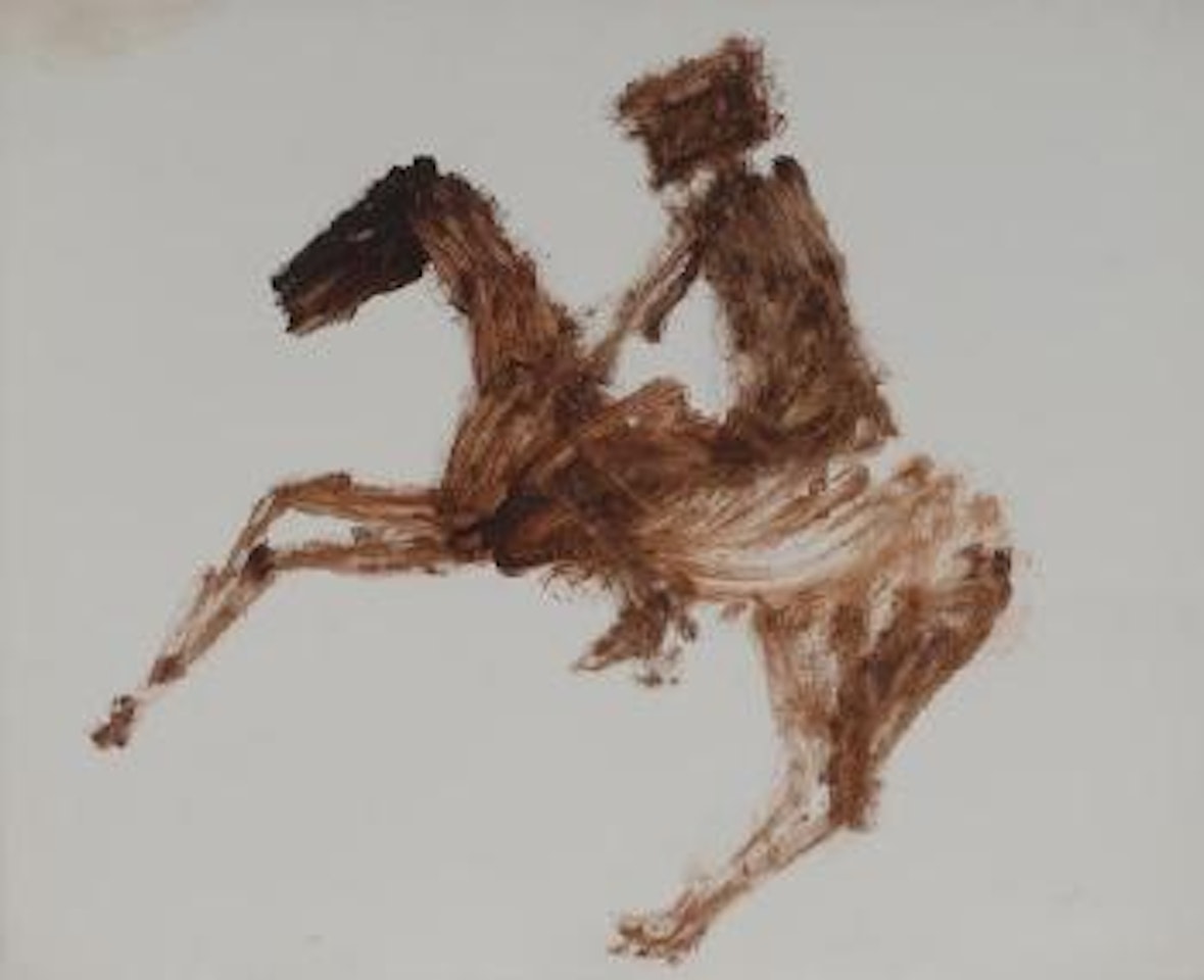 Kelly and Horse by Sidney Nolan