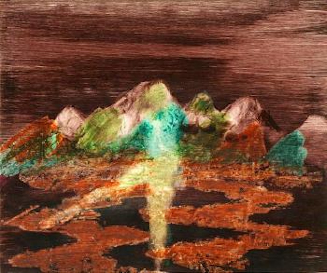 Landscape with Figure by Sidney Nolan