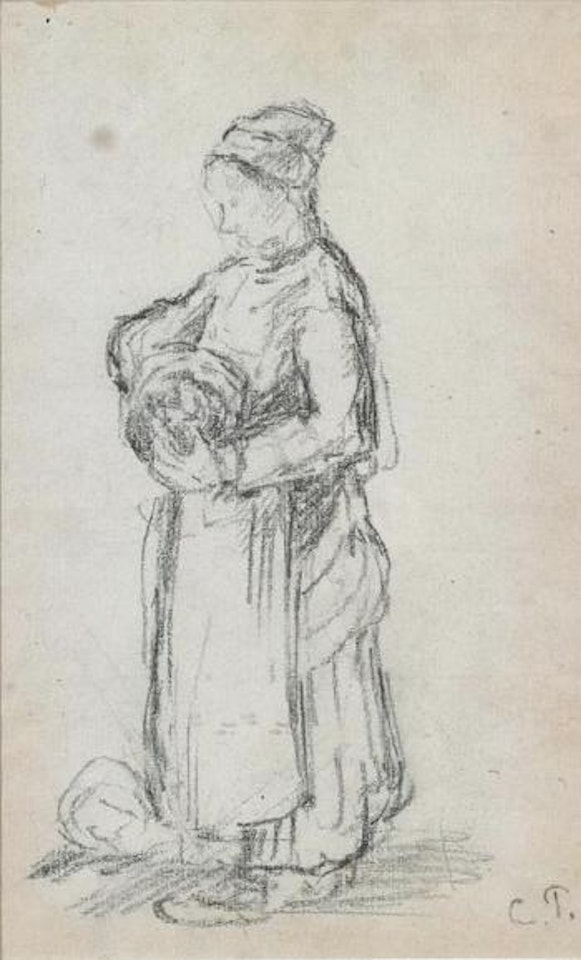La marachère by Camille Pissarro