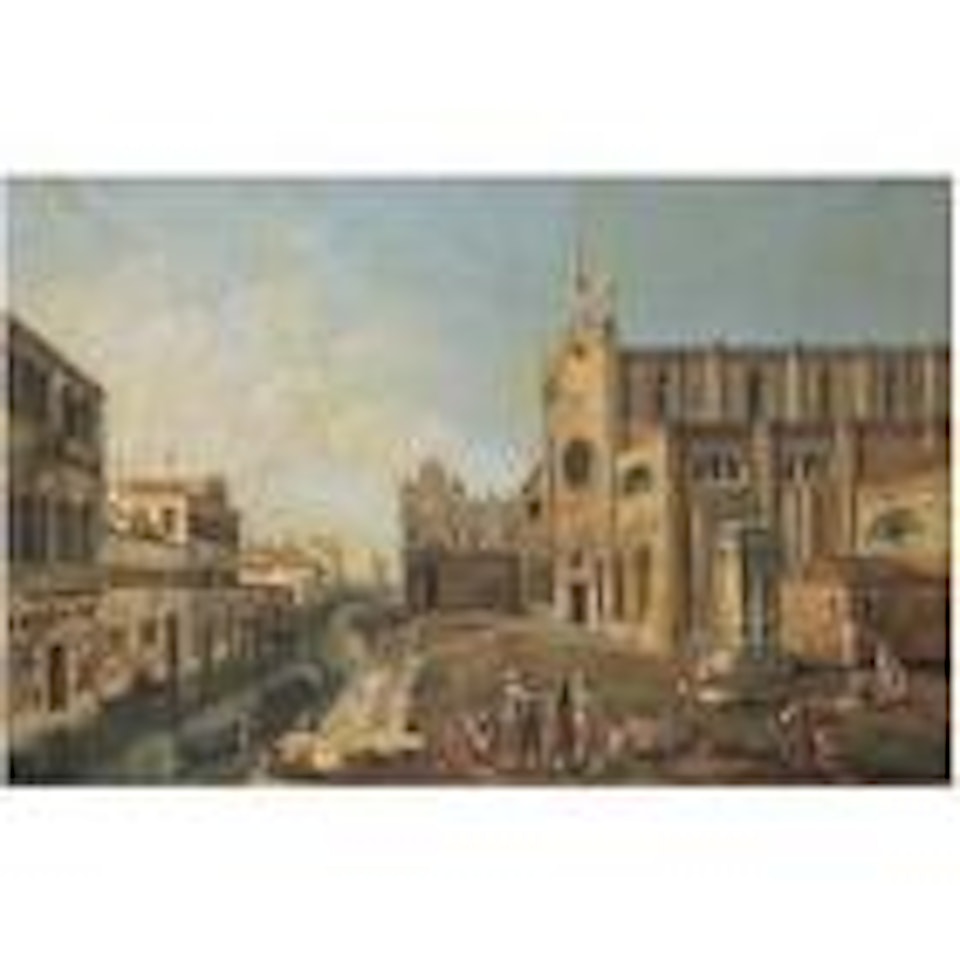 Venice, a view of the Campo di SS Giovanni e Paolo by Michele Marieschi