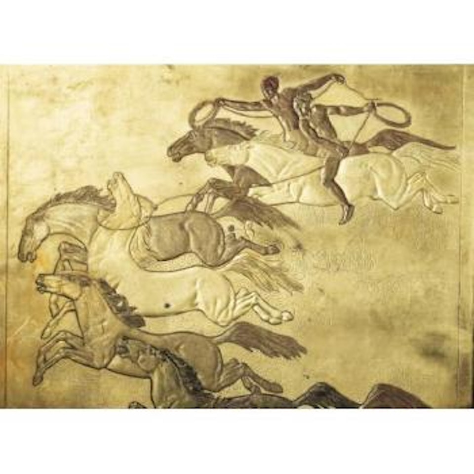 La conquête du cheval by Jean Dunand