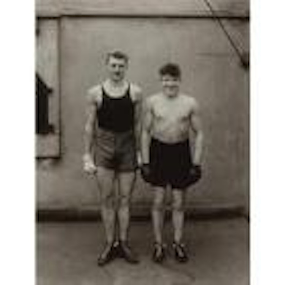 Boxers, Hein Hesse and Paul Roderstein by August Sander