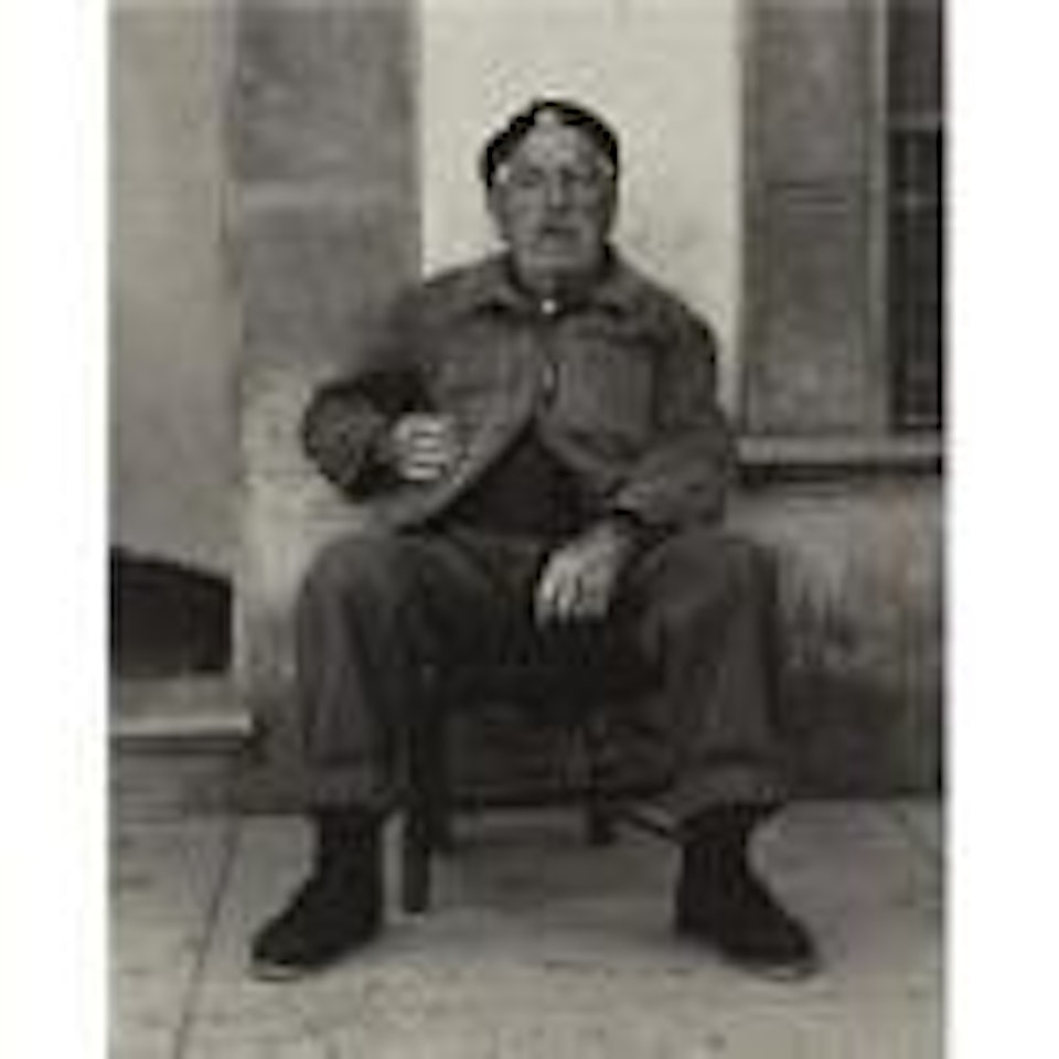 France (Old man, Banyuls, Pyrénées-Orientales, France) by Paul Strand