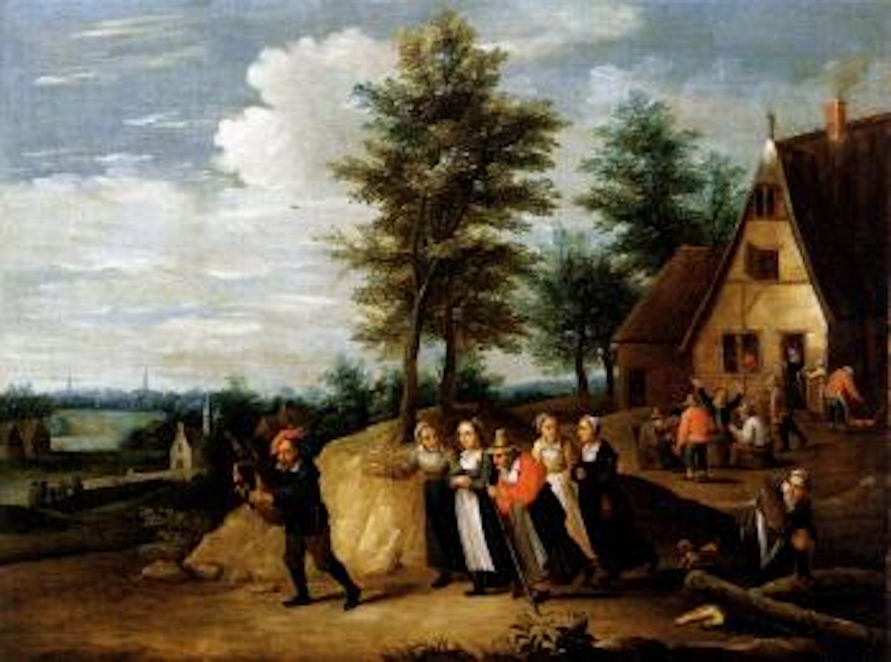 Bauernhochzeit by Flemish School