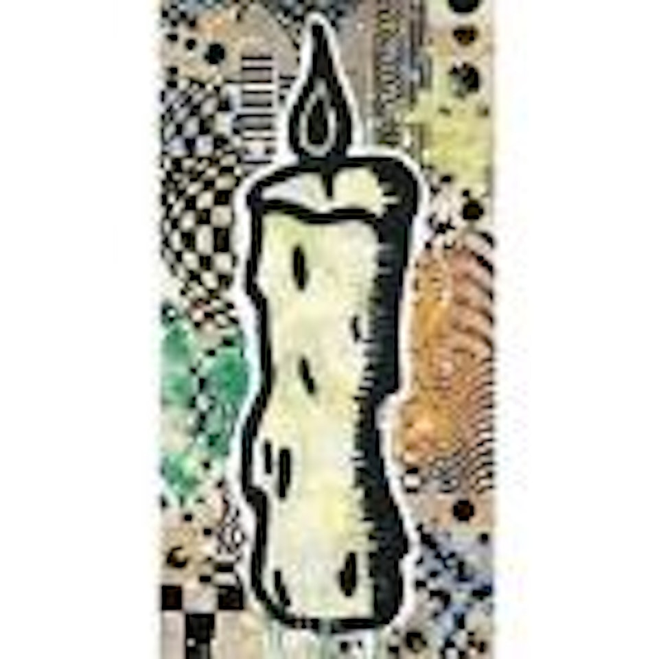 Candle by Donald Baechler