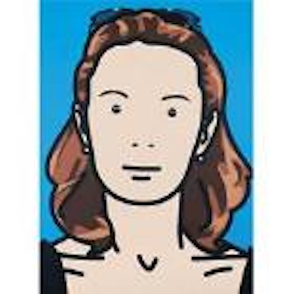 Monique, business woman-housewife II by Julian Opie