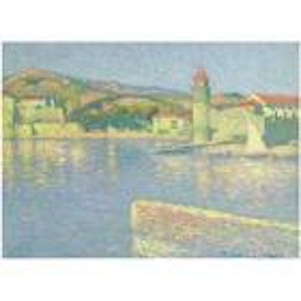 Le Port de Collioure - vue de la Pointe Saint-Vincent by Achille Laugé