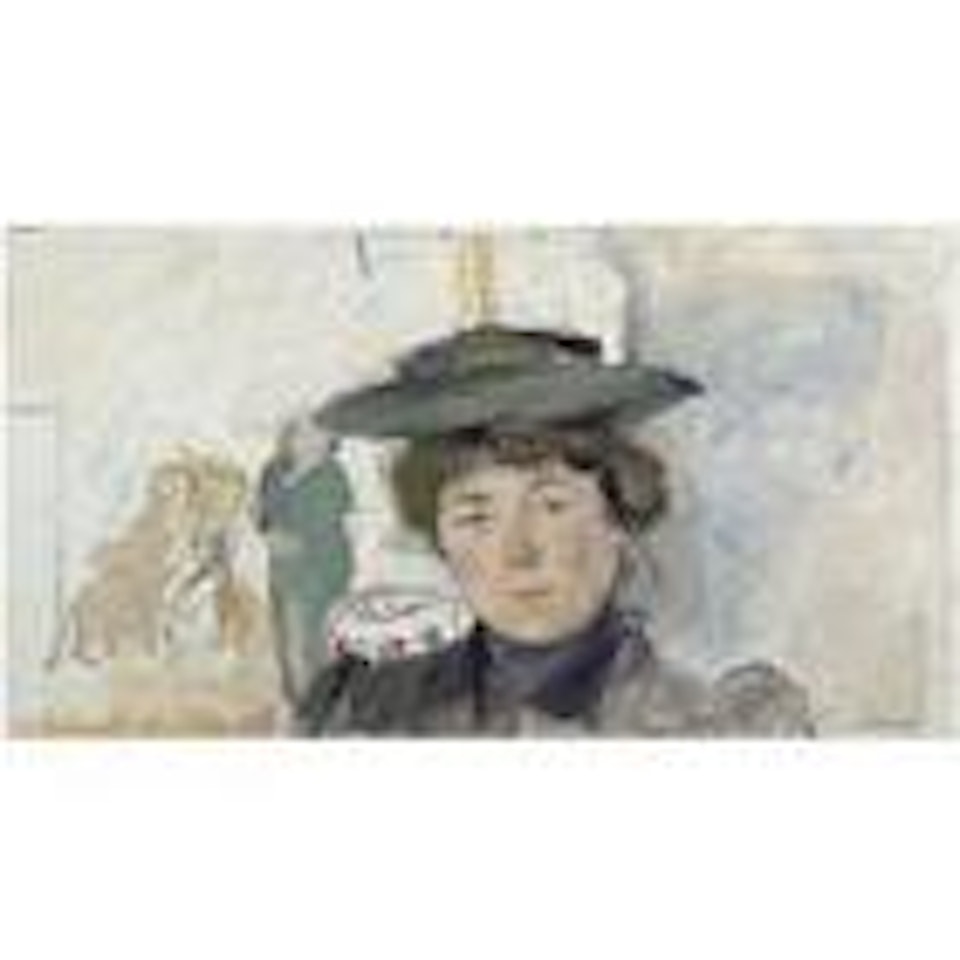 Portrait de femme dans l'atelier by Édouard Vuillard