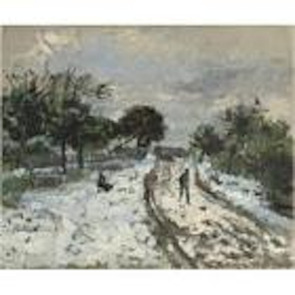 Paysage de neige by Pierre-Auguste Renoir