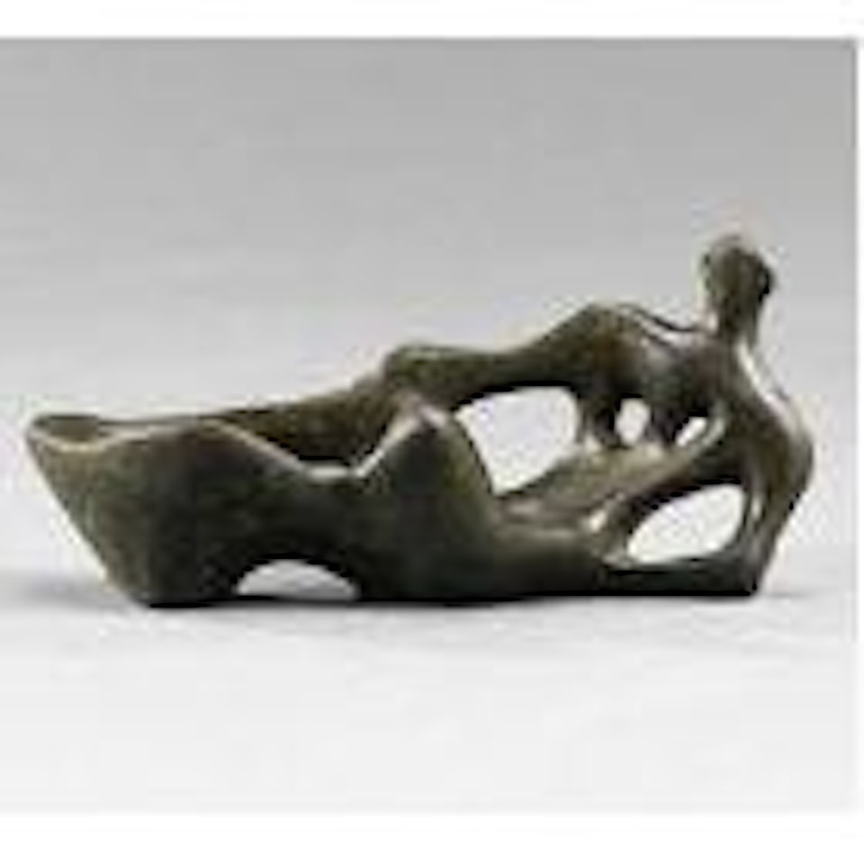 Maquette for reclining figure by Henry Moore