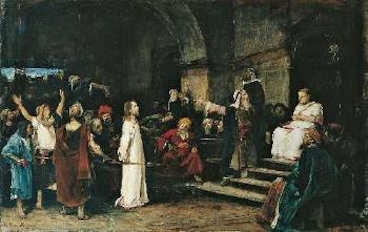 Christus vor Pilatus by Michael von Munkacsy