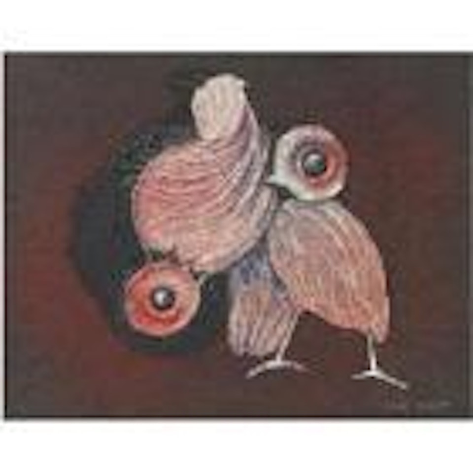 Les deux oiseaux by Max Ernst