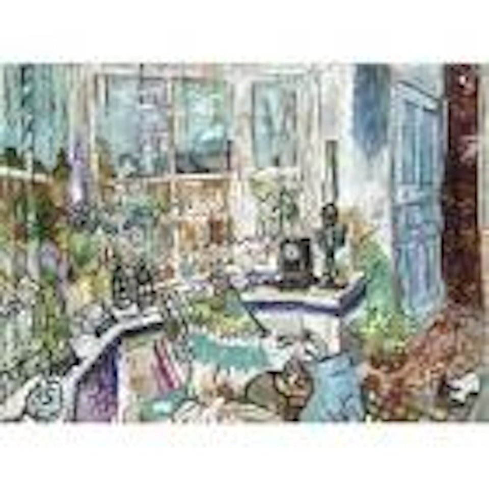 Small House by a Railway Line, Kings Langley by John Bratby