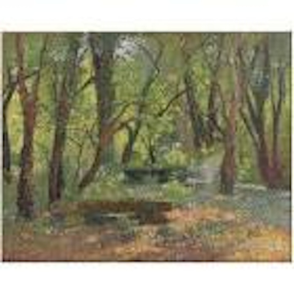 Le vieux banc de pierre by Henri Jean Guillaume Martin