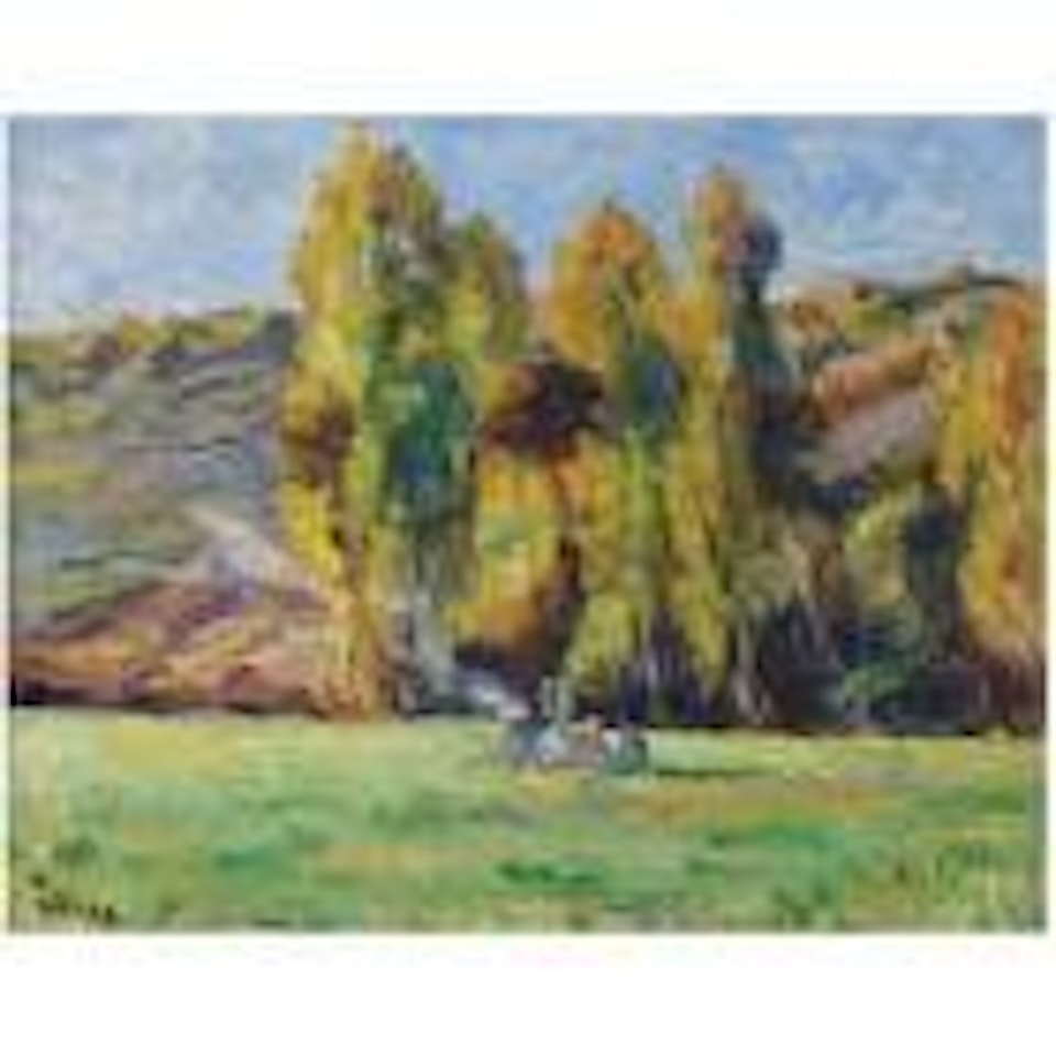 Paysage a Bessy sur Cure by Maximilien Luce