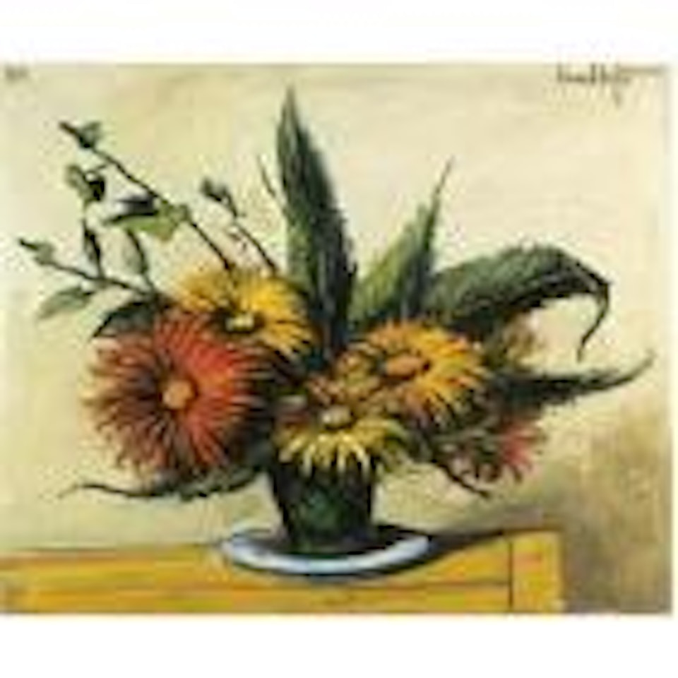 Bouquet de anemones by Bernard Buffet