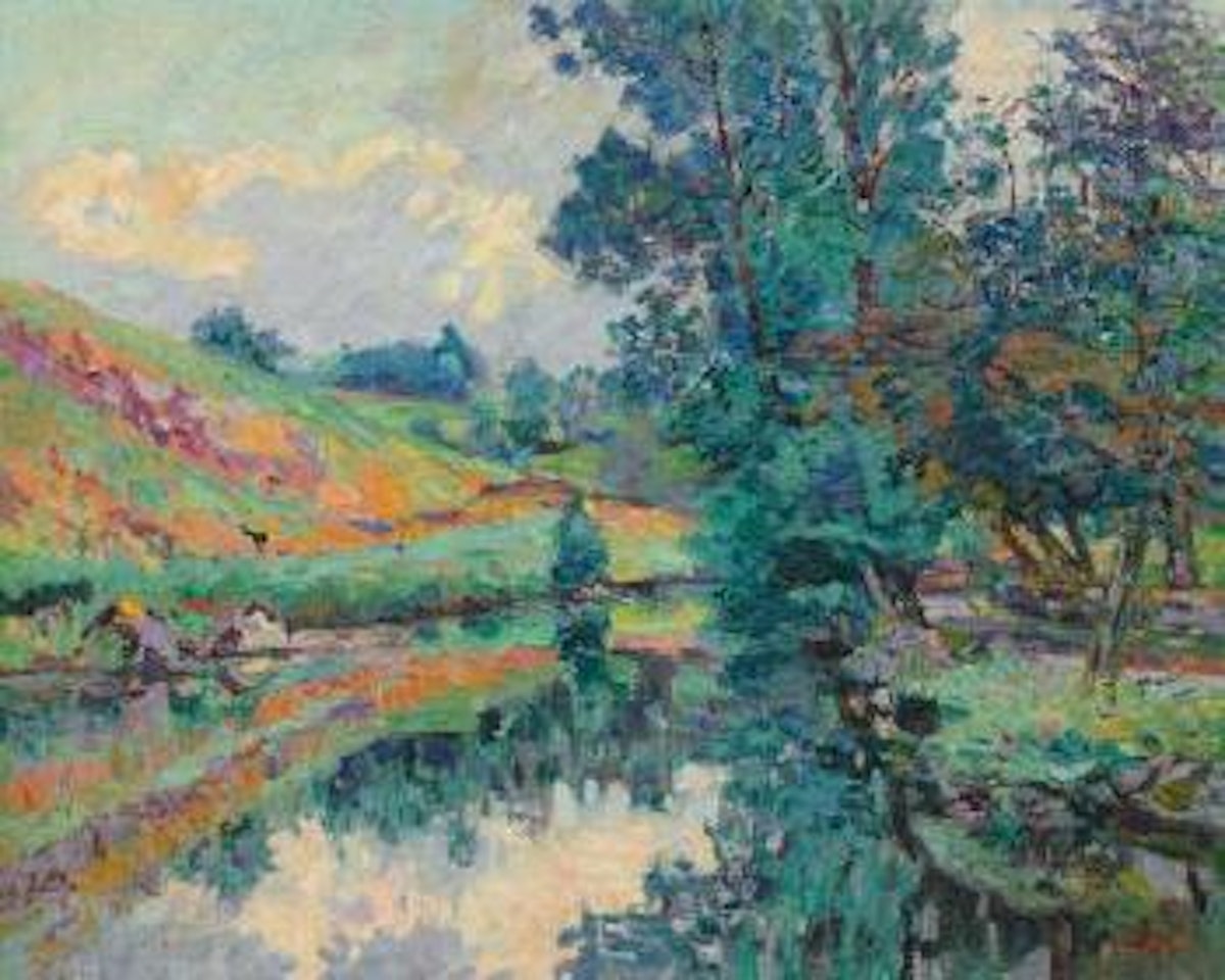 Paysage de la Creuse, l'écluse bouchardon by Armand Guillaumin