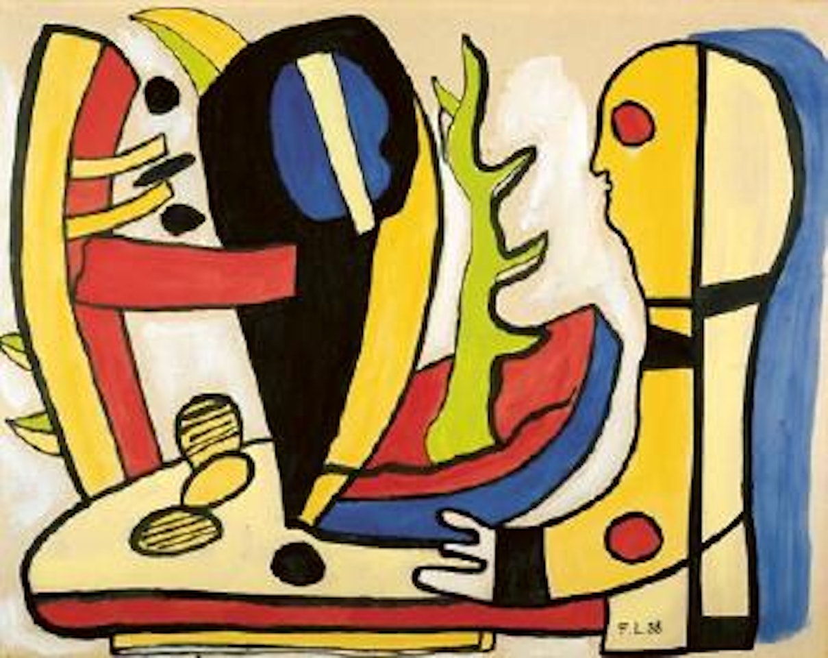 Le vase noir by Fernand Leger
