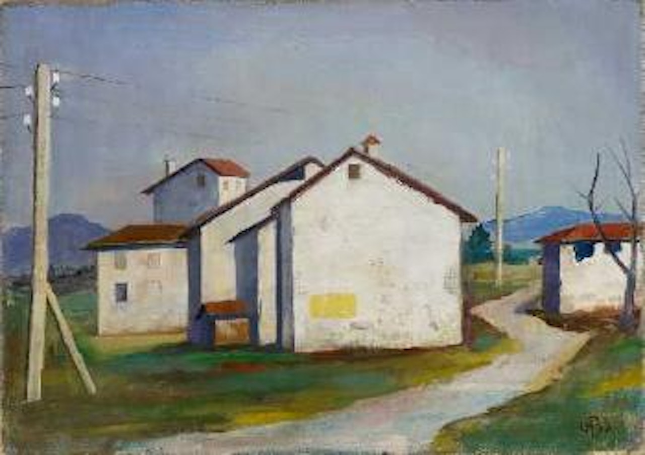 Tessiner Landschaft (Wohlert 1030) by Karl Hofer