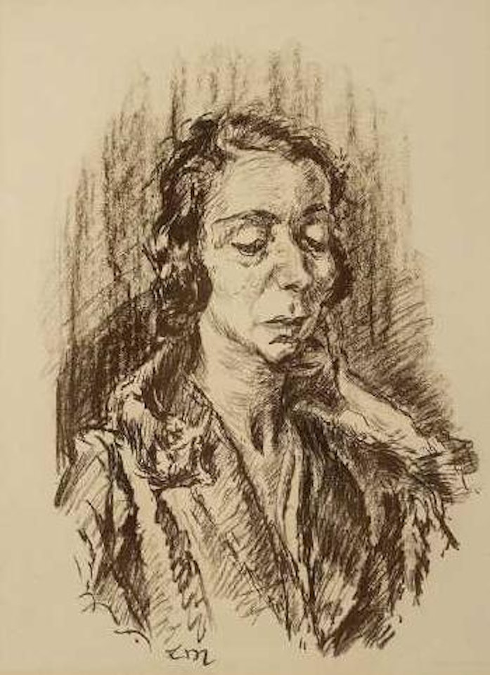 Miss Palli, Wien by Ludwig Meidner