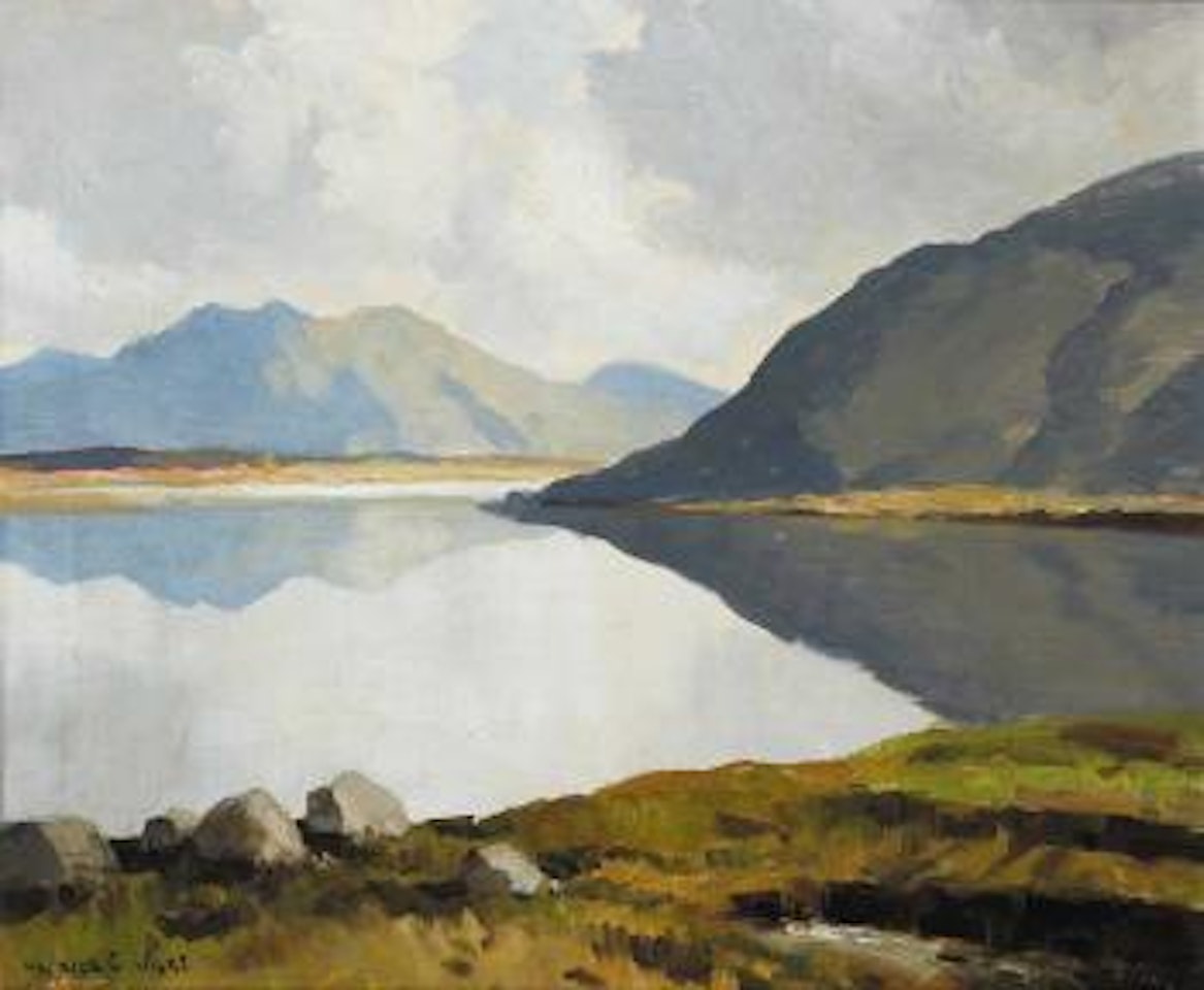 Reflections, Kylemore, County Galway by Maurice Canning Wilks