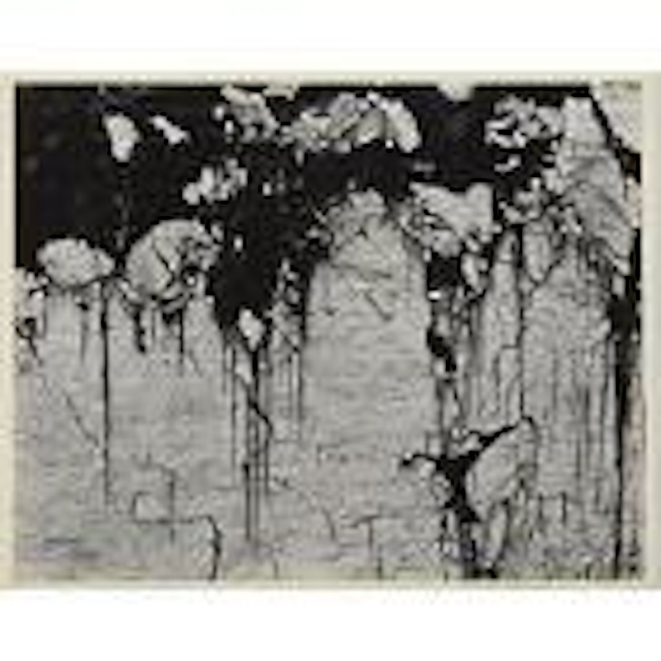 Chicago (Wall with paint drips) by Harry Callahan