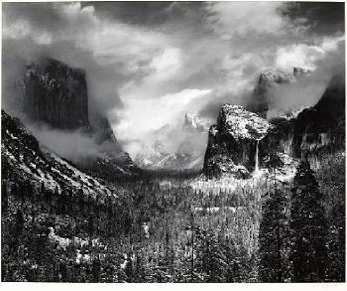 Clearing Winter Storm, Yosemite National Park, California by Ansel Adams