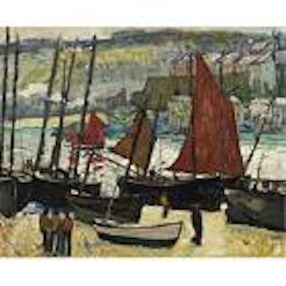 Beached fishing boats, St. Ives by Hayley Lever