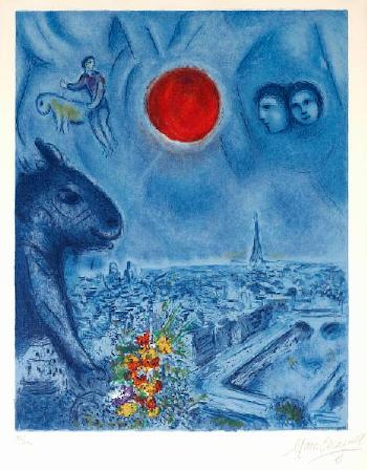 Paris Sun (M. CS.48) by Marc Chagall